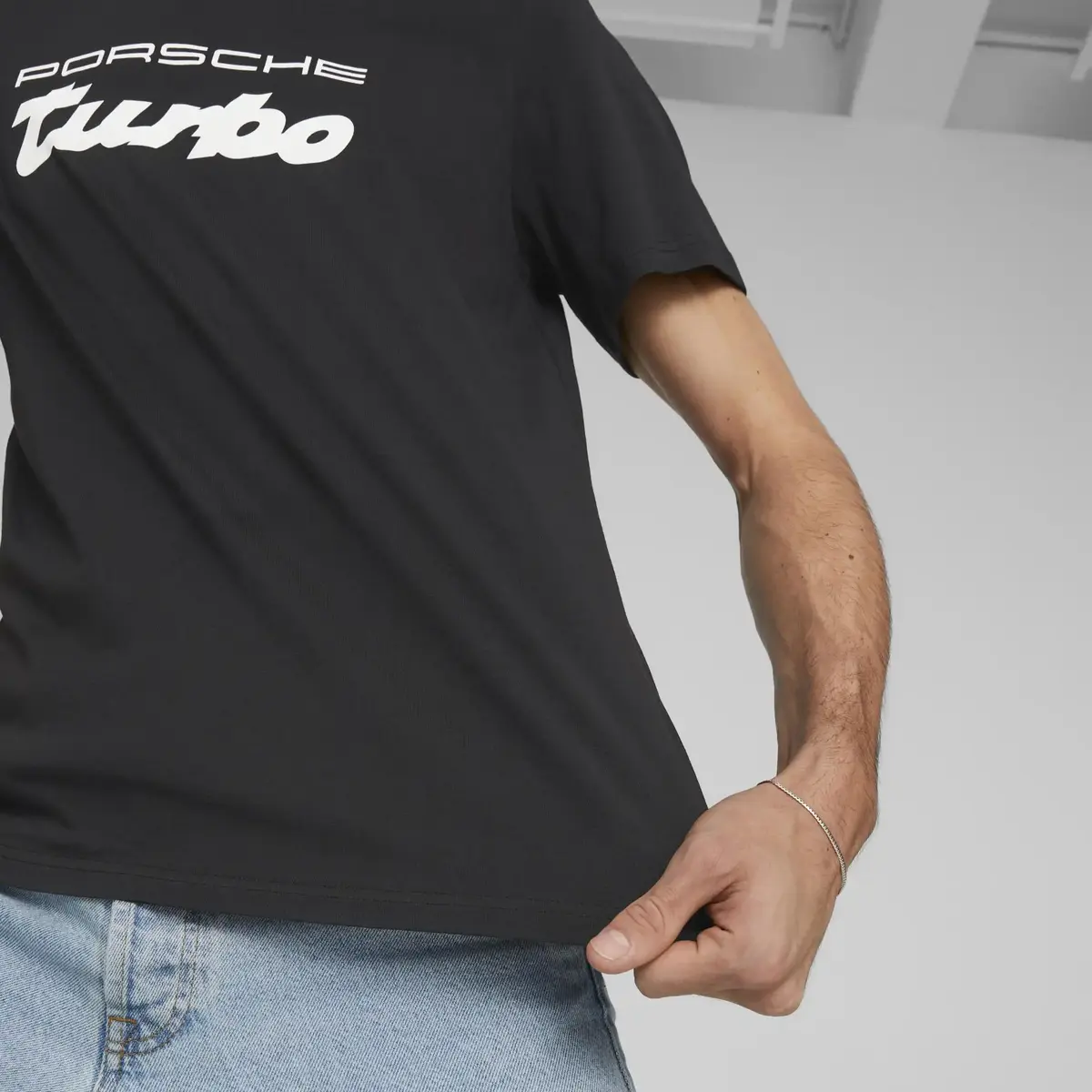 Puma PL Logo Tee Siyah Erkek/Unisex T-Shirt