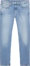 Calvin Klein SLIM TAPER, 1A4 Mavi Erkek Jean Pantolon