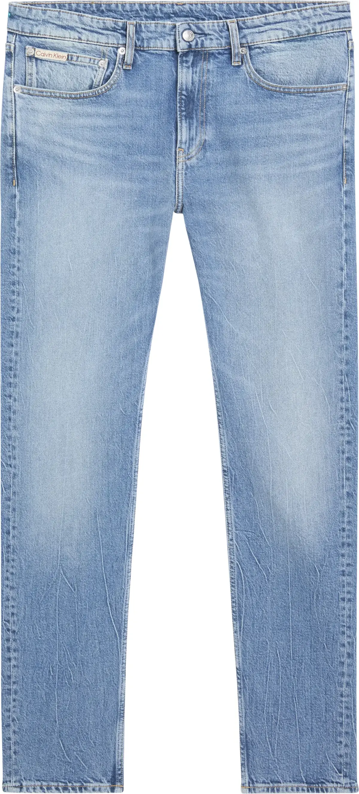 Calvin Klein SLIM TAPER, 1A4 Mavi Erkek Jean Pantolon