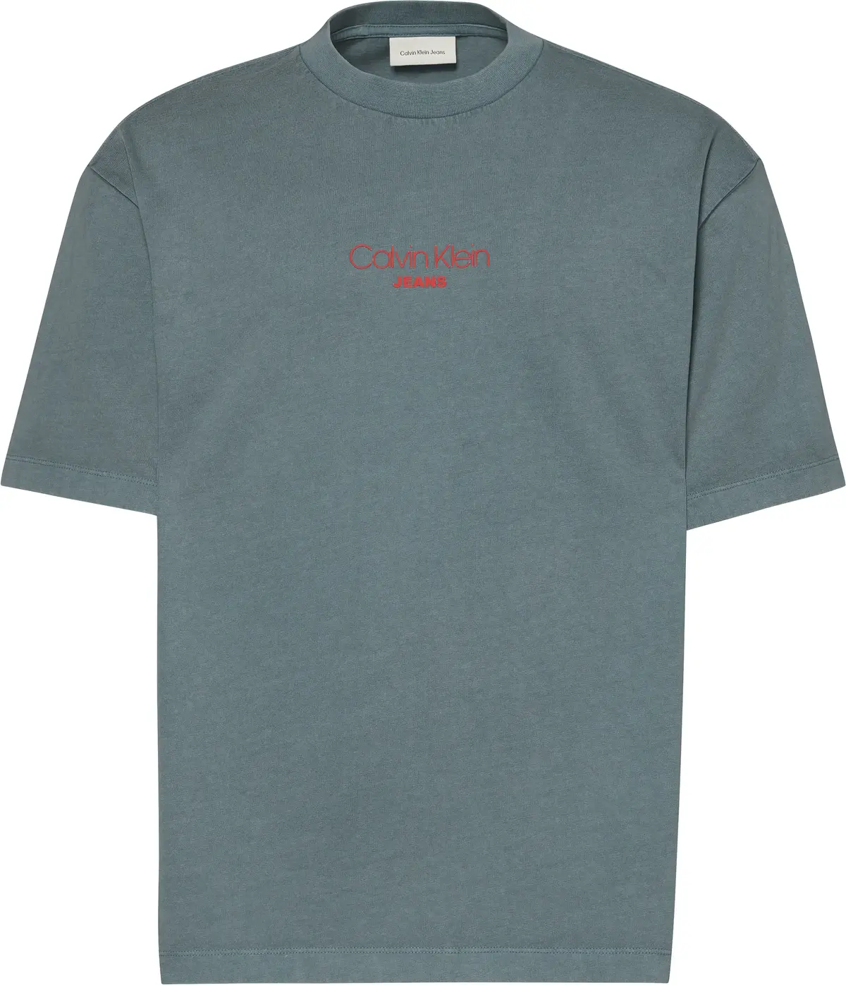 Calvin Klein SS ACID WASH 20S CN, CKM Gri Erkek T-Shirt & Polo