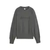 Puma CLASSICS+ Relaxed Crew Gri Kadın Sweatshirt