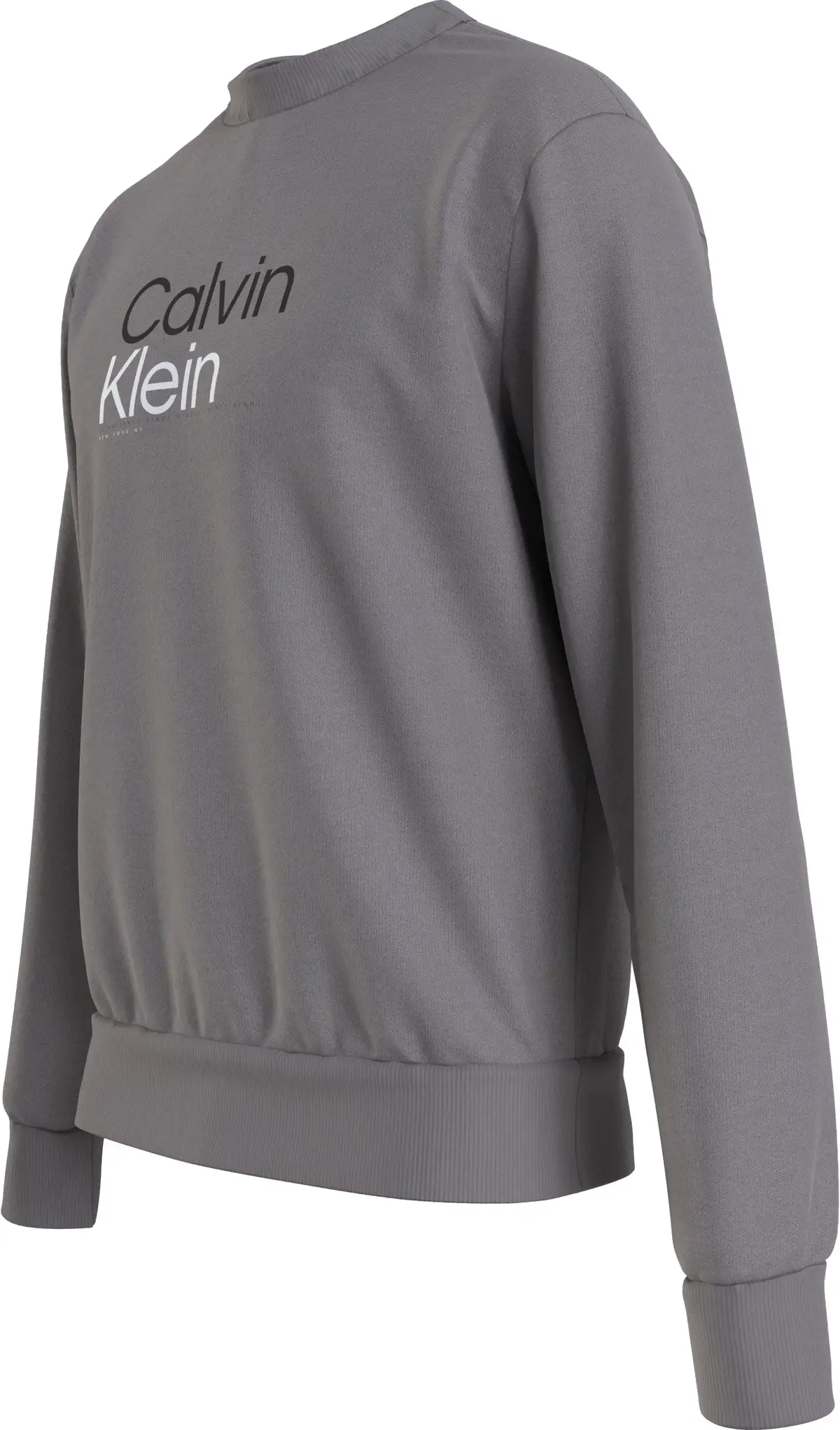 Calvin Klein MULTI COLOR LOGO SWE Erkek Gri Sweatshirt
