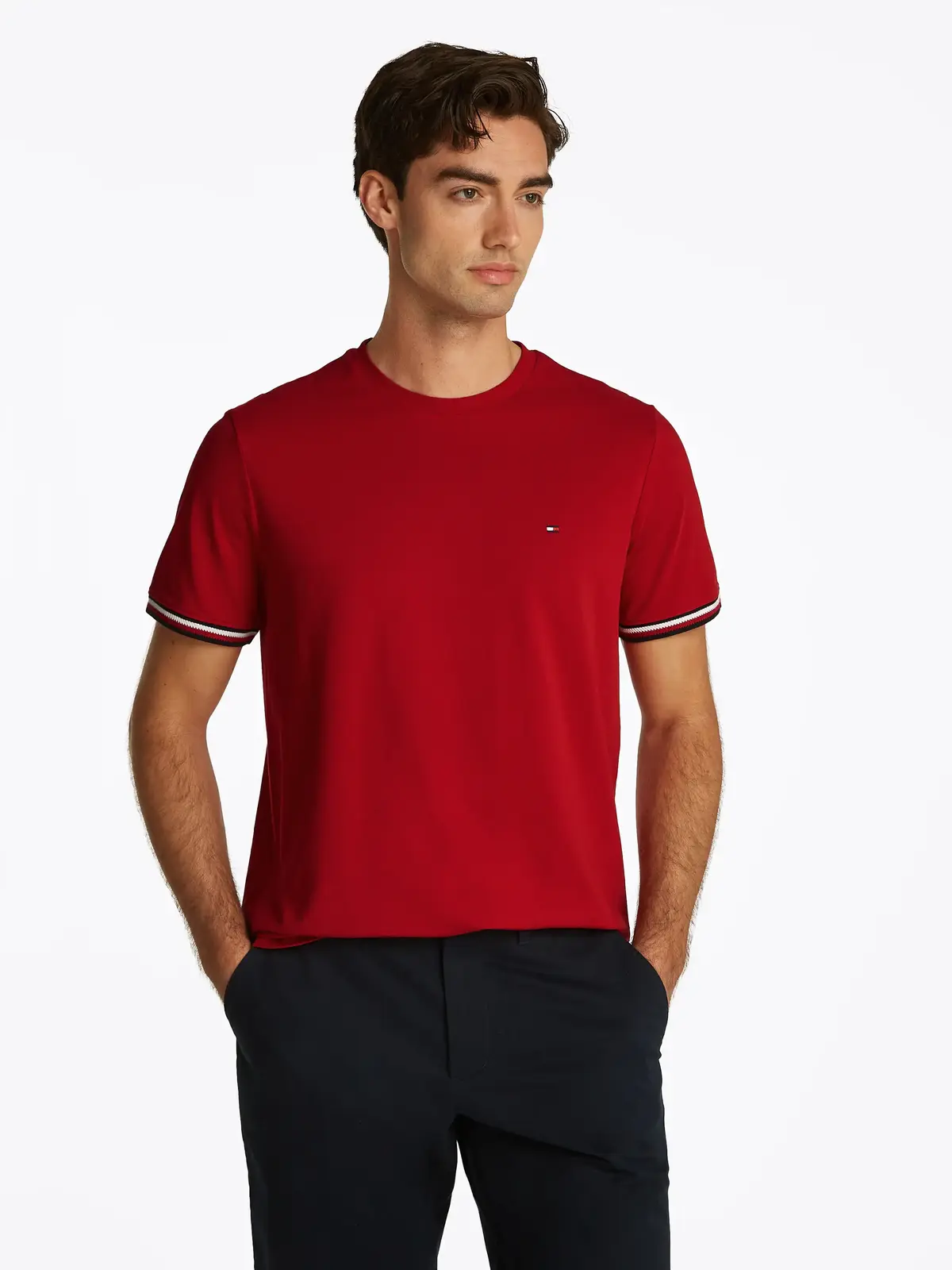 GLOBAL STRIPE CUFF T, XLD