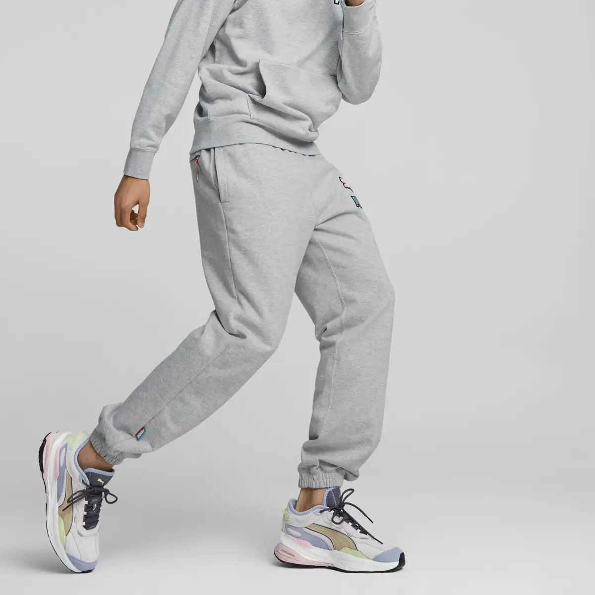 Puma Fandom Sweatpants Gri Erkek Eşofman Altı