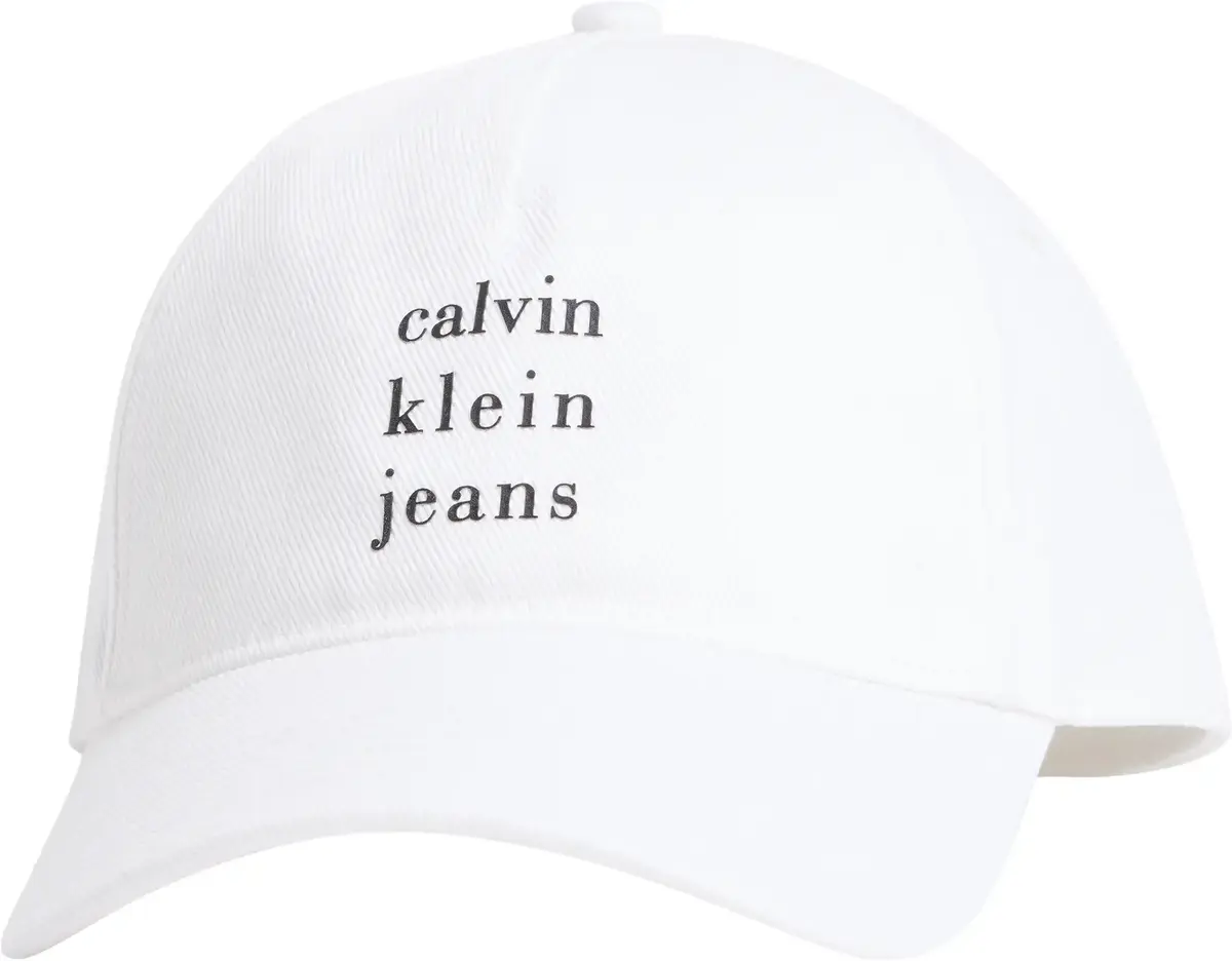 Calvin Klein CKJ SEASONAL PRINTED, YAA Beyaz Erkek Şapka