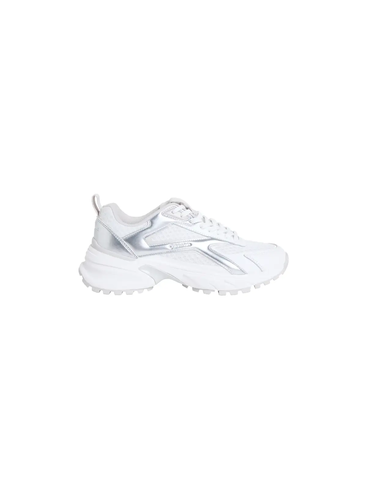 Calvin Klein HIKE RUN CKSTRIPE ME, 05Y Beyaz Kadın Spor Ayakkabı