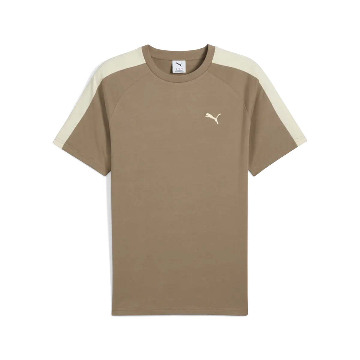 PUMA T7 Tee Kahverengi Erkek T-Shirt