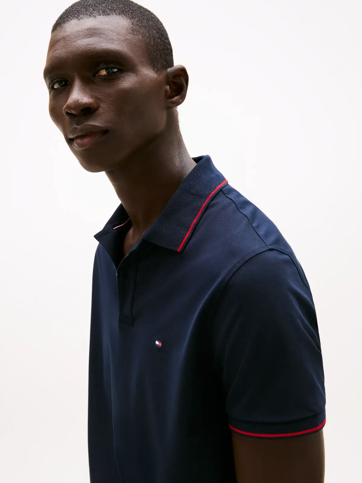 Tommy Hilfiger PERFORMANCE JERSEY R, DW5 Siyah Erkek T-Shirt & Polo