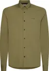 Calvin Klein SLIM FIT STRETCH POP Erkek Haki Gömlek