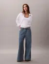 Calvin Klein CTN RIB TANK WITH Beyaz Kadın Atlet