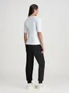 Calvin Klein WOVEN LABEL JOG PANT Kadın Siyah Eşofman Alt