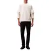 Calvin Klein PREMIUM TERRY MONOGRAM CN SWEATS Bej Erkek Sweatshirt
