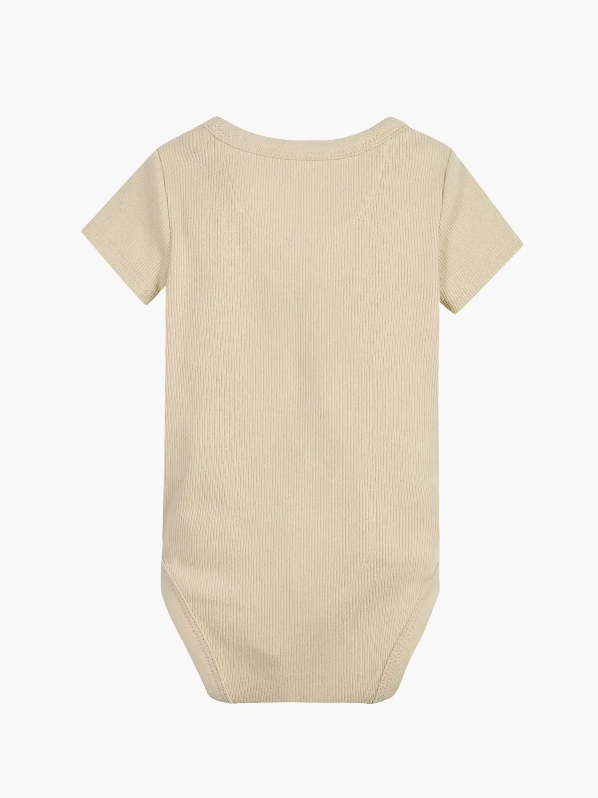 Calvin Klein RIB WRAP SS BODY Bebek Krem Zıbın