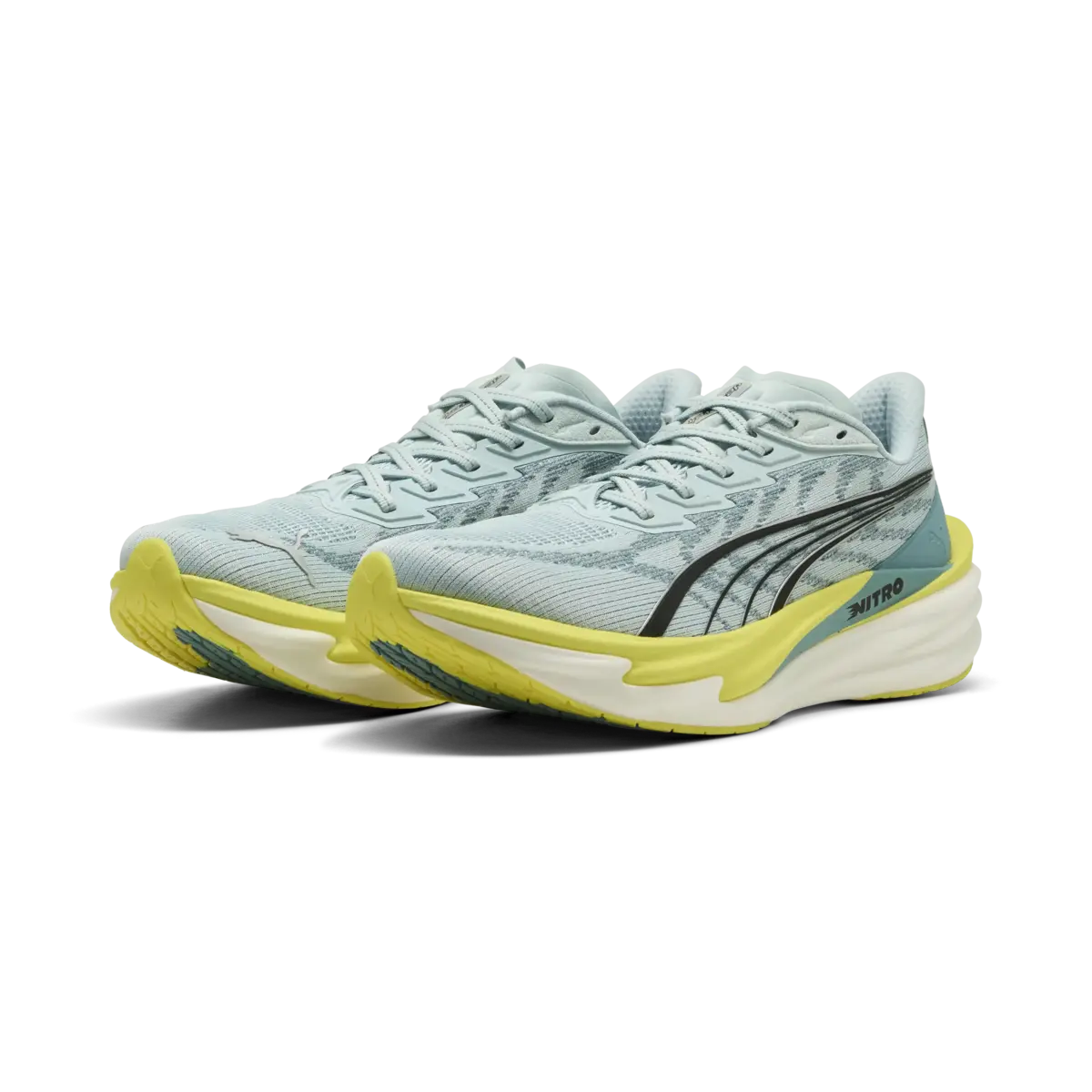 PUMA Deviate NITRO 4 Mavi Erkek Yürüyüş ve Koşu Ayakkabısı