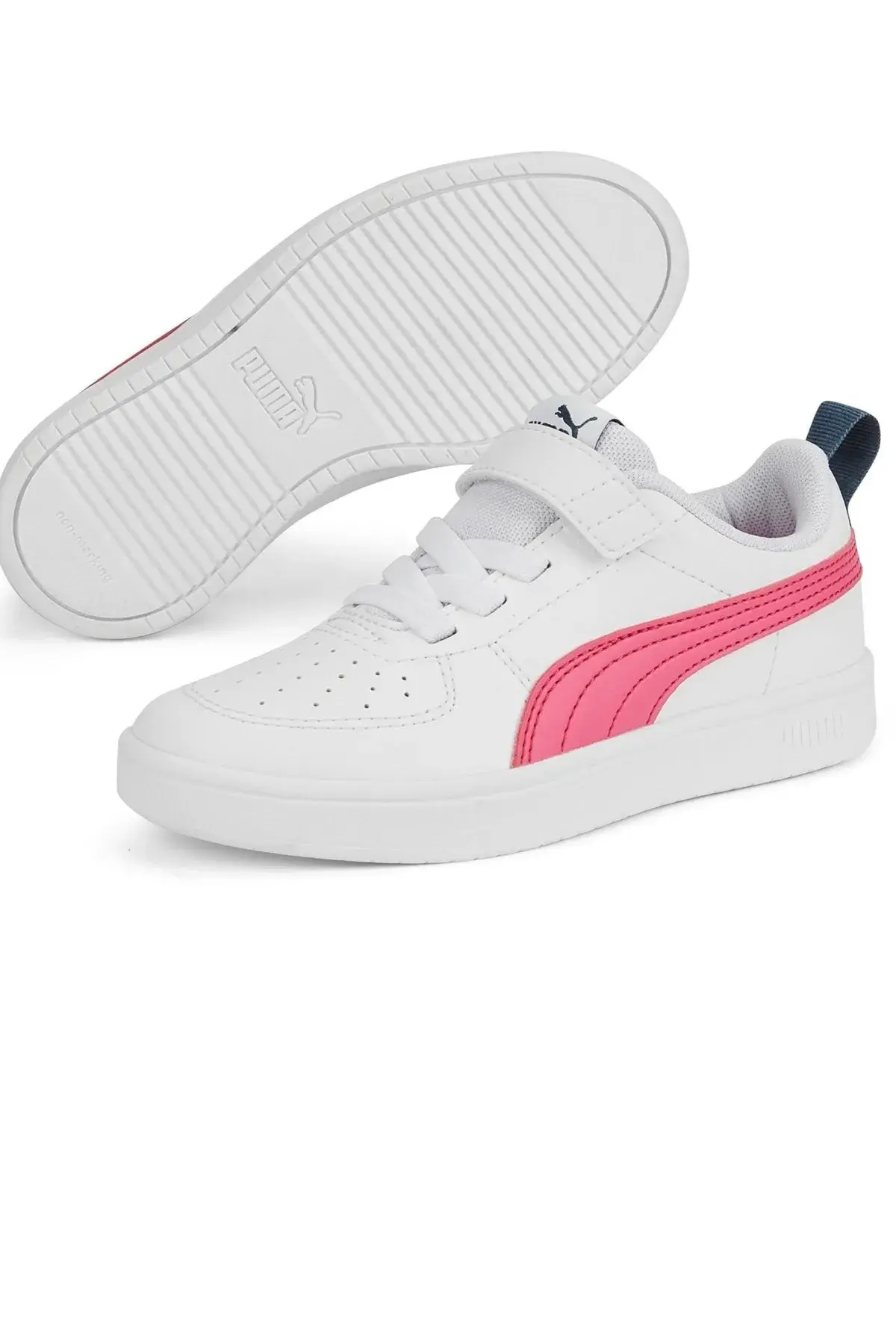 Puma Puma Rickie AC PS Beyaz Çocuk Günlük Spor Ayakkabı