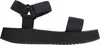 Calvin Klein SANDAL VELCRO WEBBIN, 0GJ Siyah Kadın Terlik