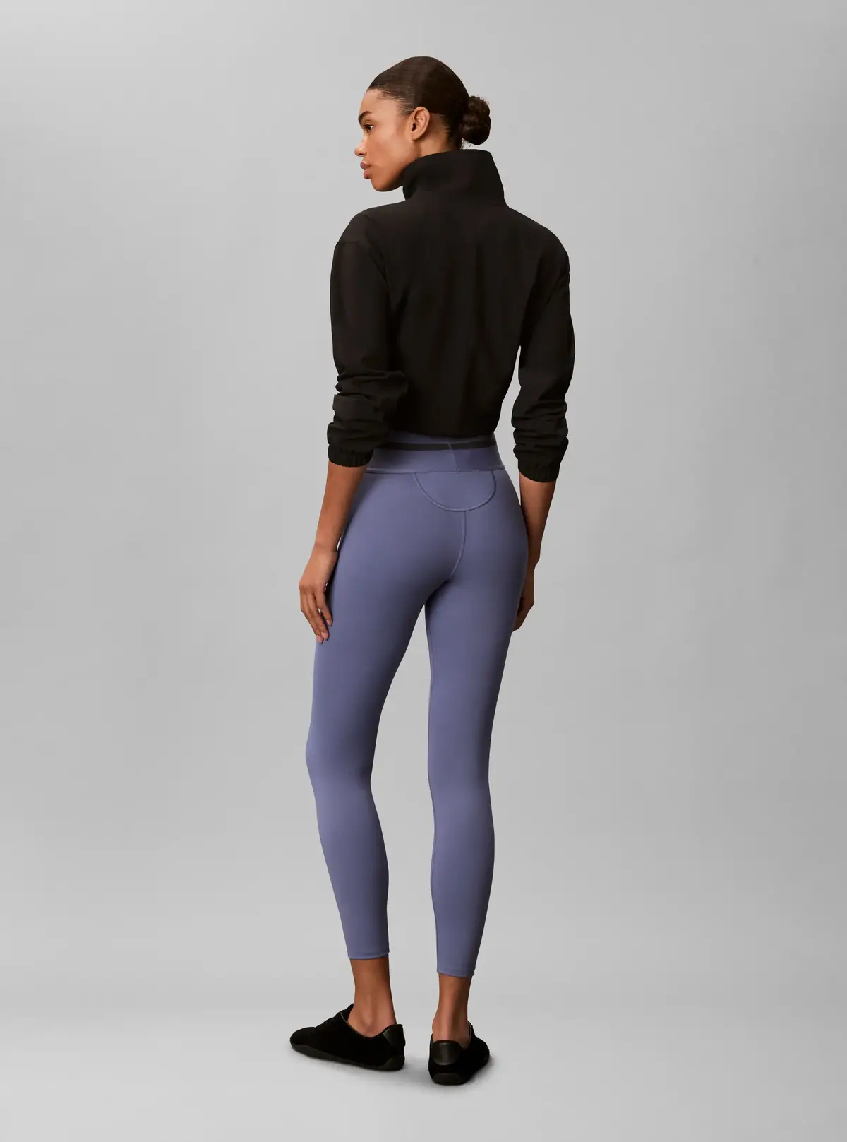 Calvin Klein ICON SPORT WIDE WB 7, C53 Mor Kadın Tayt