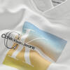 Calvin Klein SUMMER GRADIENT GRAP Kadın Beyaz Hoodie