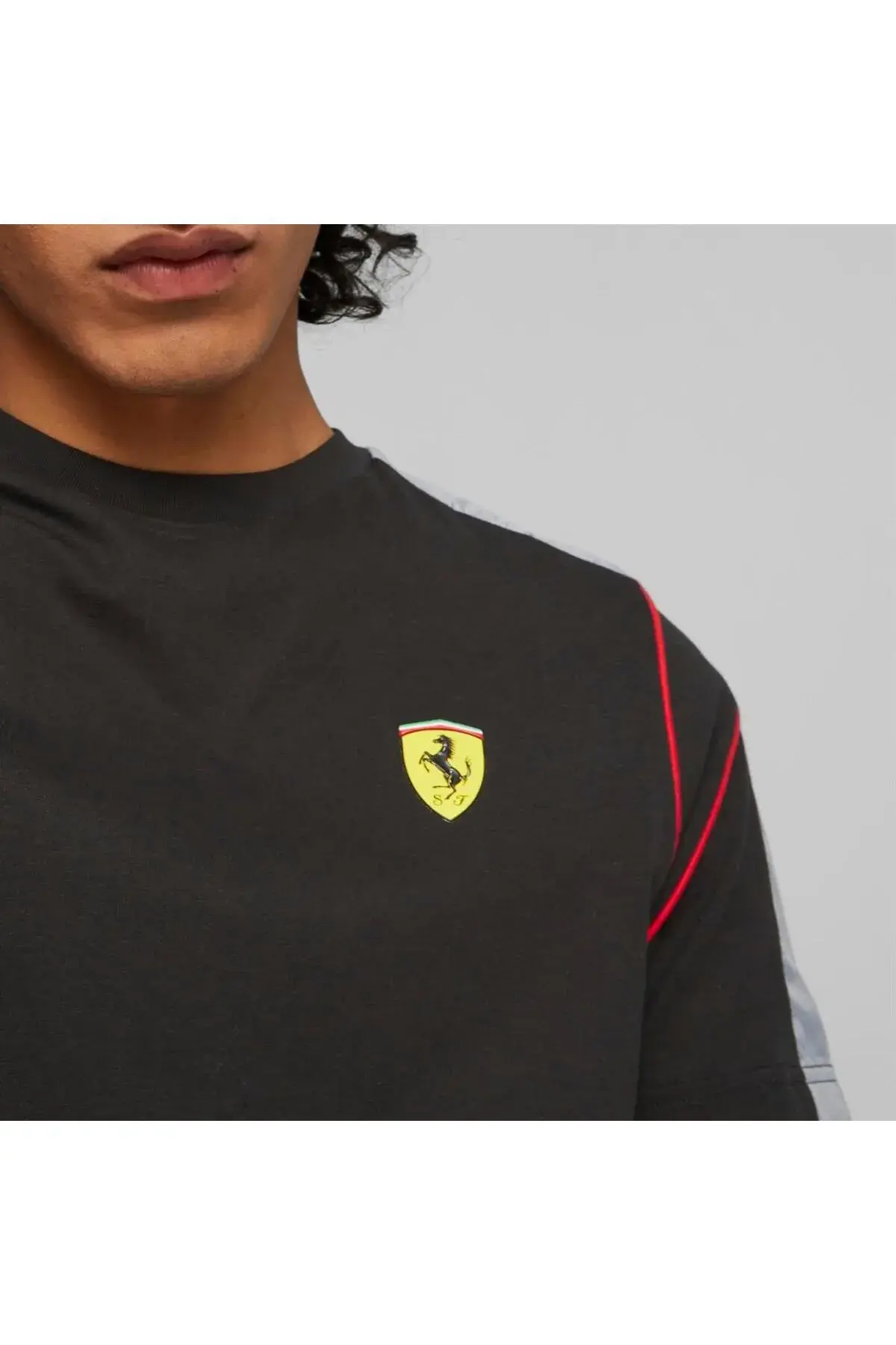 Puma Ferrari Race MT7 Tee Siyah Erkek T-Shirt