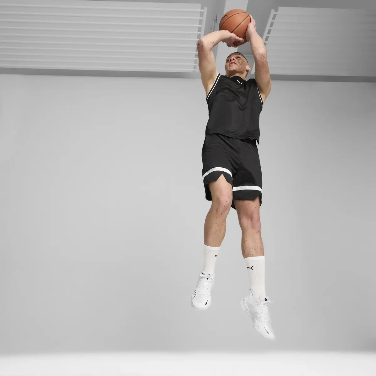 Puma Winning Shot Mesh Tank Siyah Erkek T-Shirt & Polo