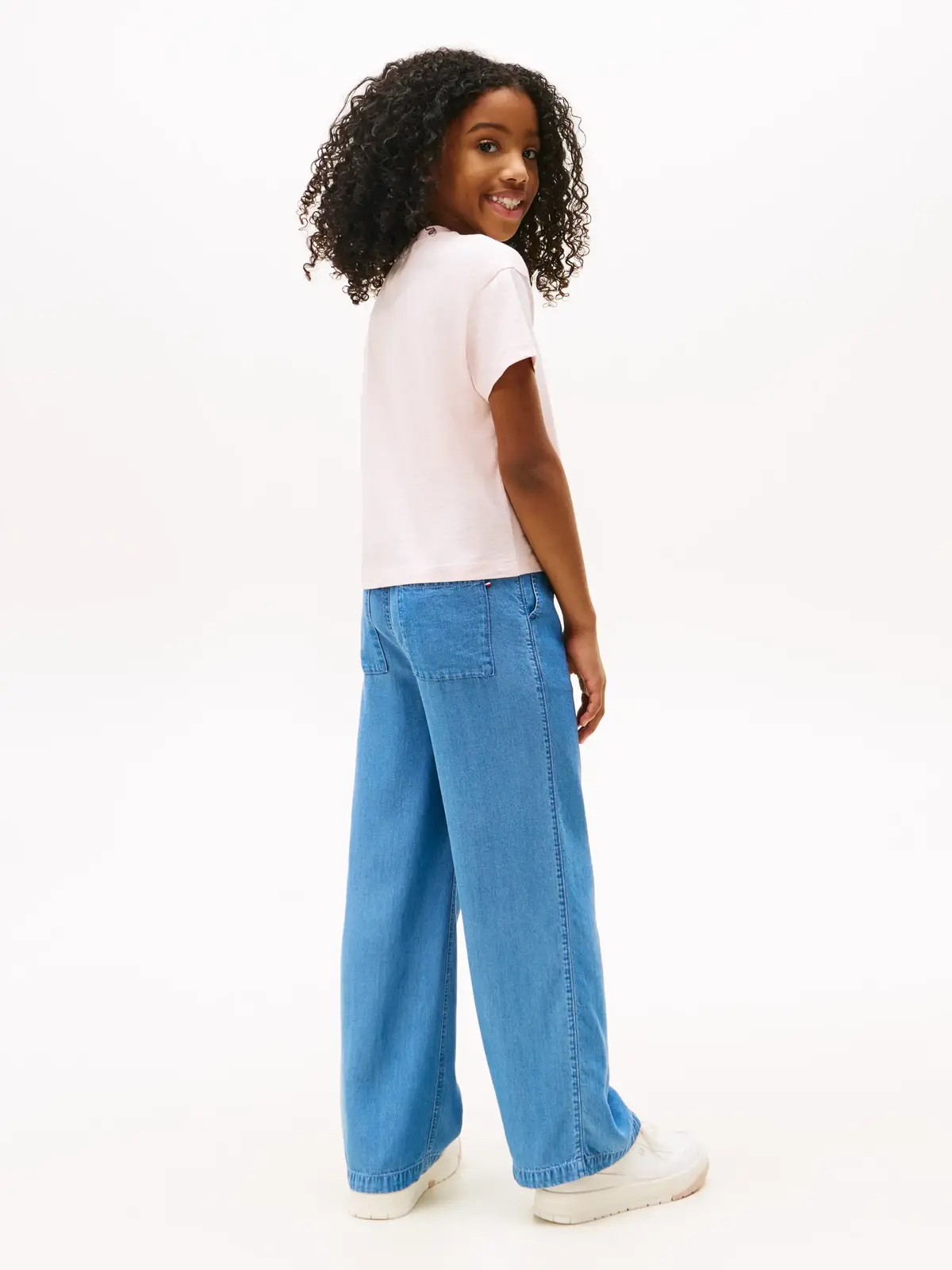 Tommy Hilfiger FUN GRAPHIC TEE SS, XT0 Pembe Kız Çocuk T-Shirt & Polo