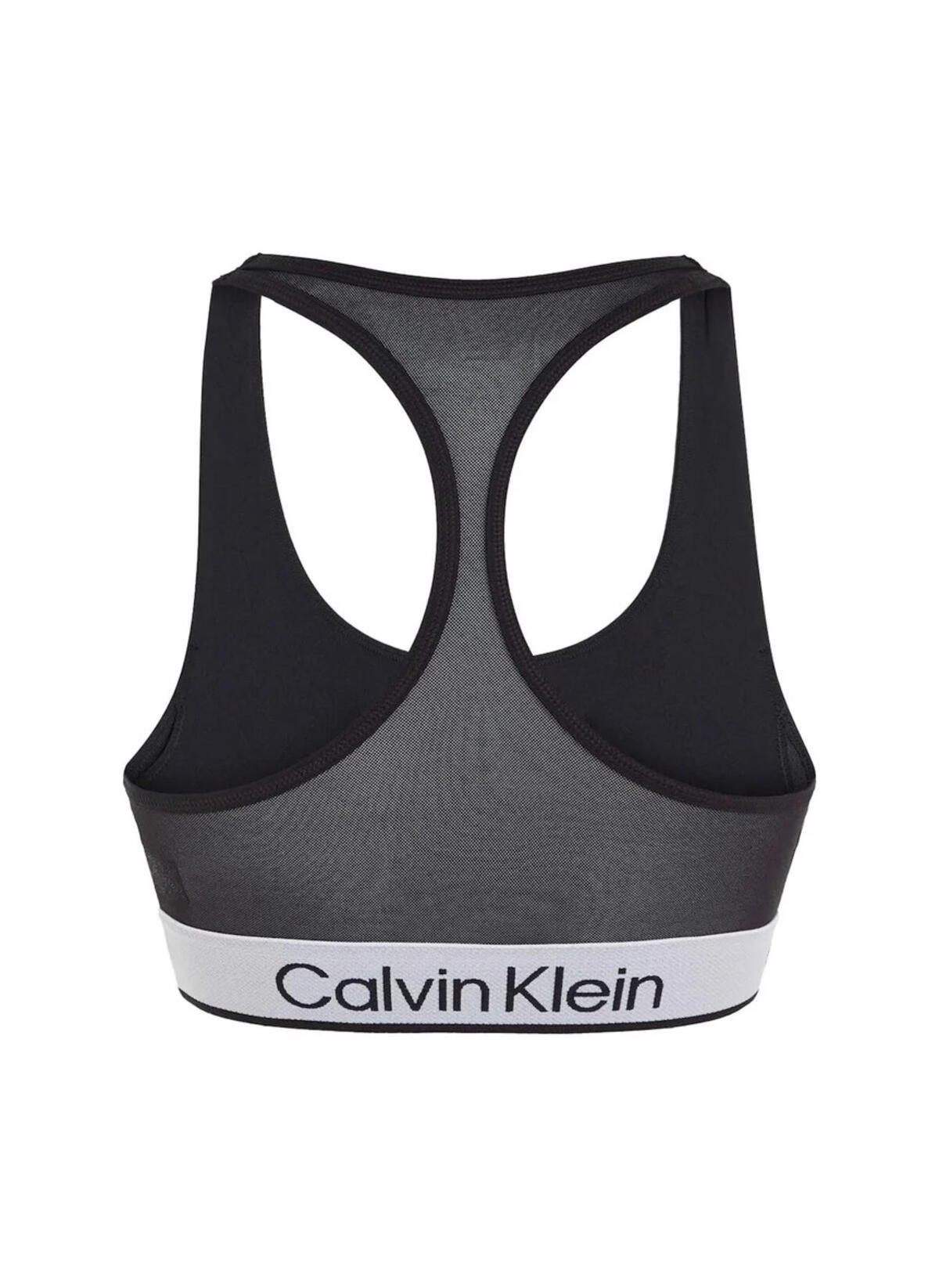 Calvin Klein WO - Sports Bra Med, BAE Siyah Kadın Sporcu Sütyeni