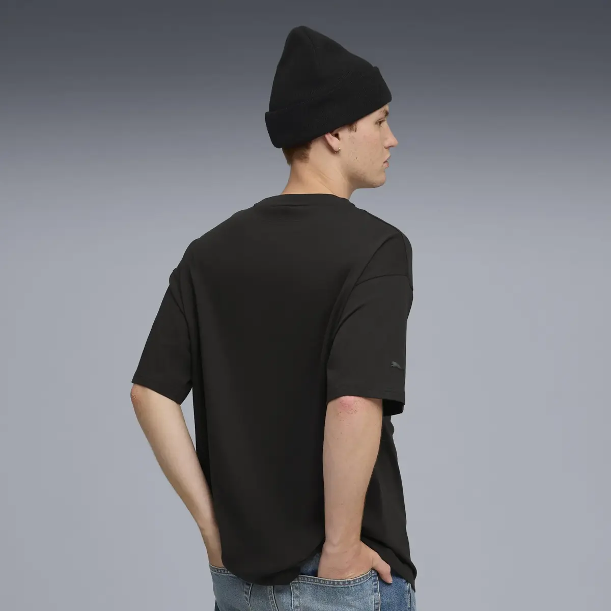 Puma PL ESS Tee Siyah Erkek T-Shirt