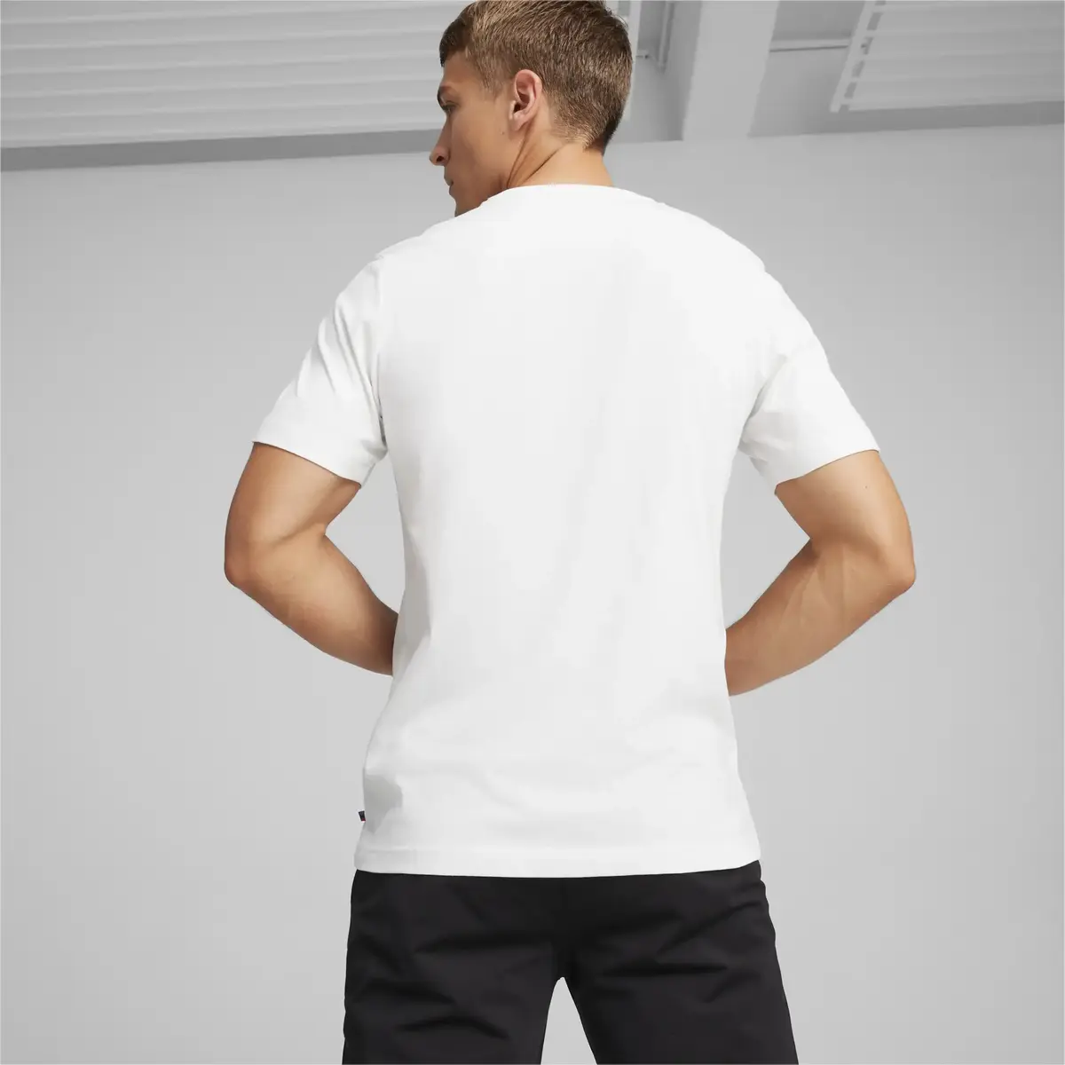 Puma BMW MMS (Logo) Graphic Tee Beyaz Erkek T-Shirt