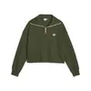 Puma DOWNTOWN Half-Zip Crew Yeşil Kadın Sweatshirt