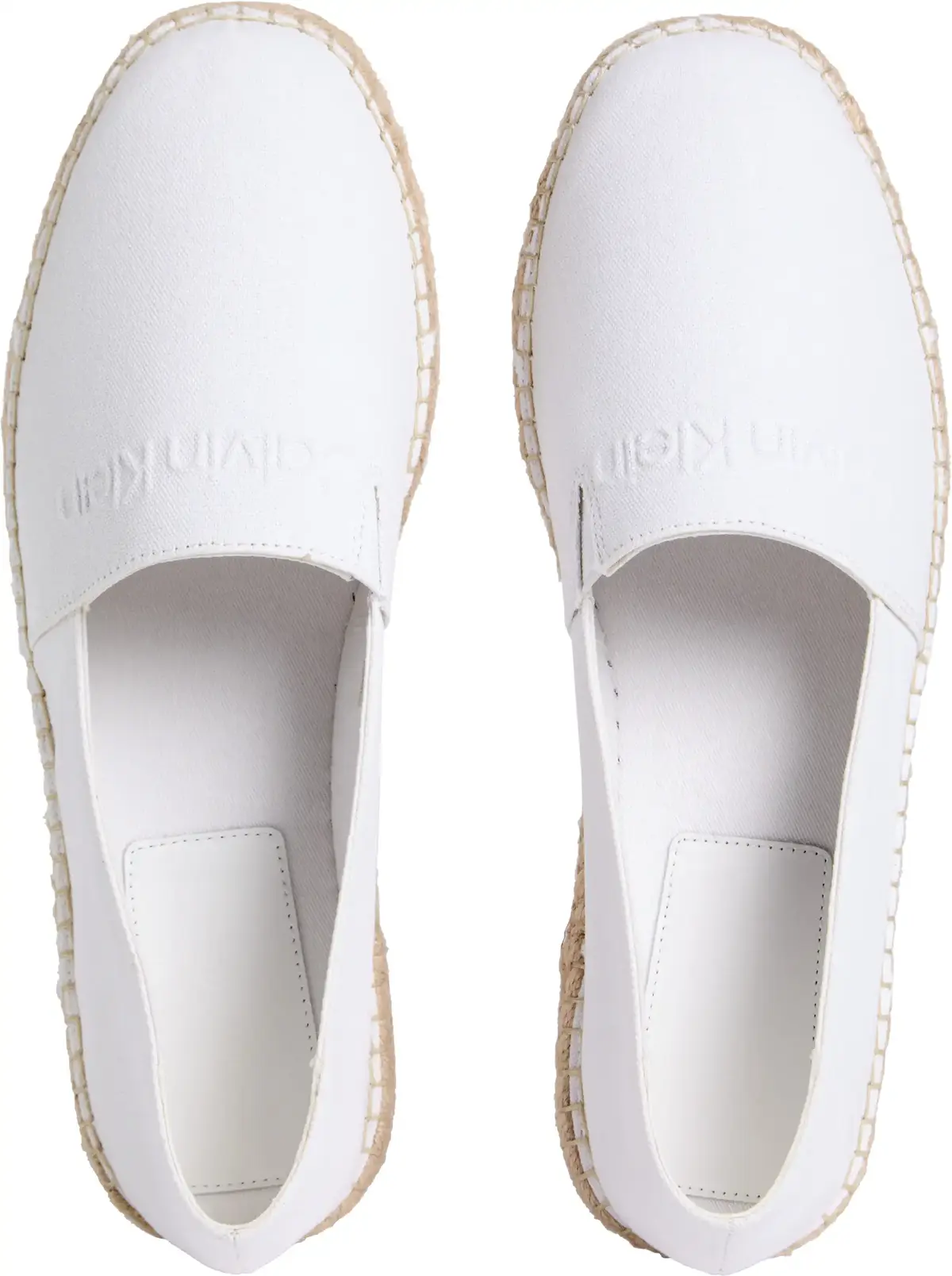 Calvin Klein ESPADRILLE CV LOGO, YBR Beyaz Erkek Ayakkabı