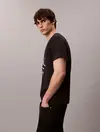 Calvin Klein SS 20S TC FLAGSHIP C, UB1 Siyah Erkek T-Shirt