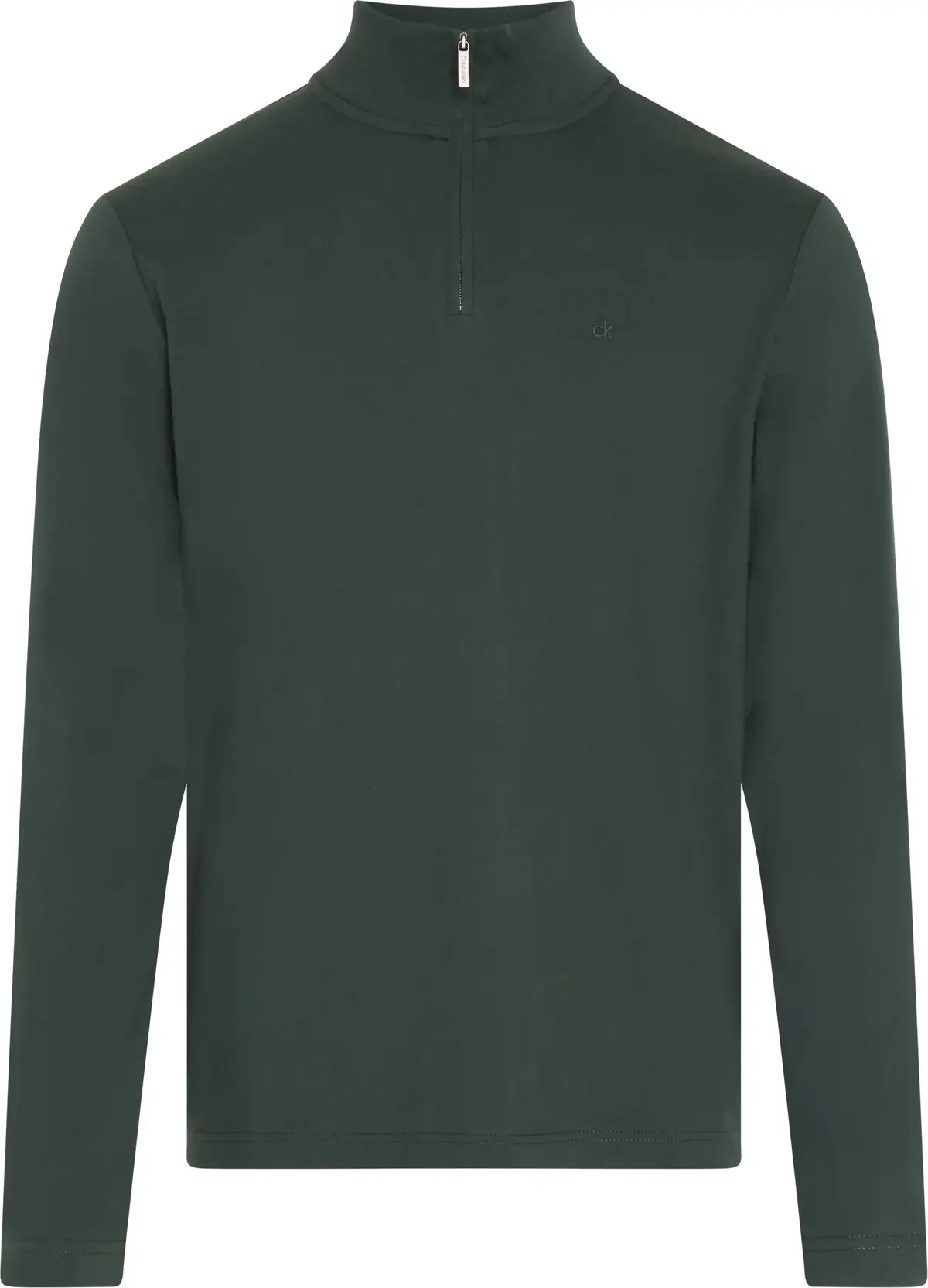 Calvin Klein LIQUID TOUCH LS ZIP Erkek Siyah Sweatshirt