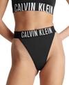 Calvin Klein THONG-NYLON Siyah Kadın Bikini Altı