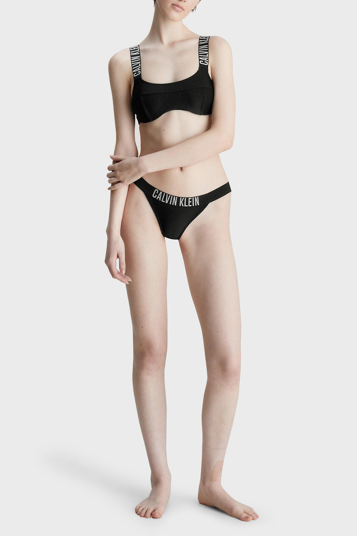 Calvin Klein BRAZILIAN Kadın Siyah Bikini Altı