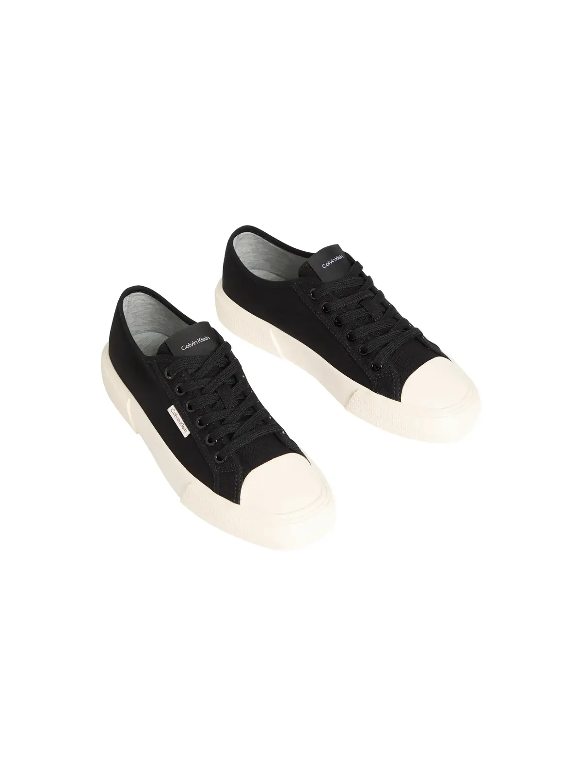Calvin Klein VULC LACE UP CANVAS, BEH, 36 Siyah Kadın Spor Ayakkabı & Sneaker