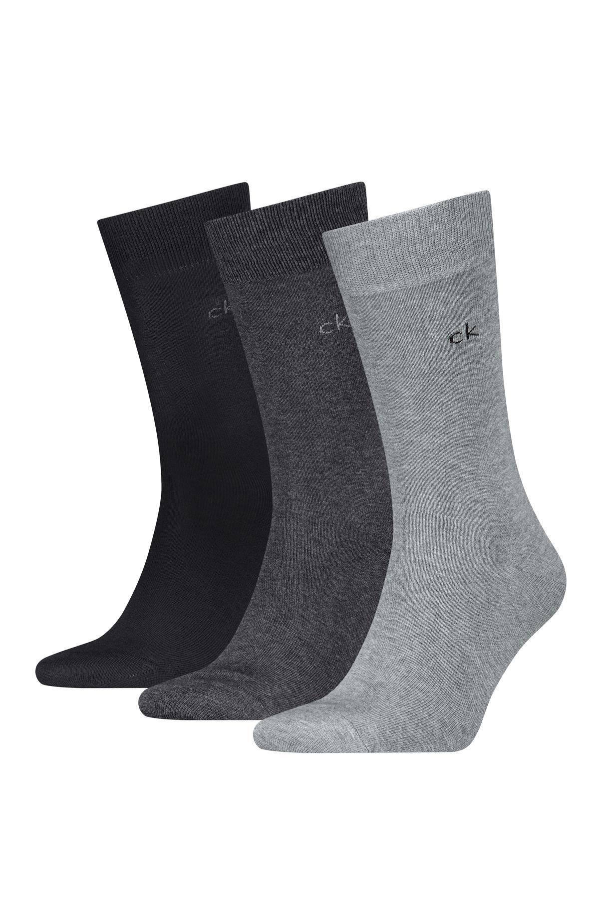 Calvin Klein CK MEN SOCK 3P Siyah Erkek Çorap