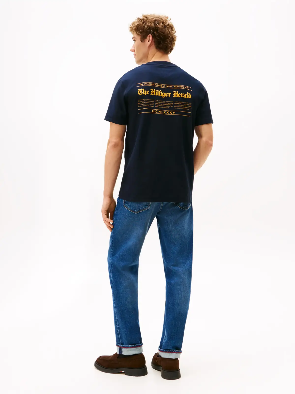 Tommy Hilfiger HILFIGER HERALD BACK, DW5 Siyah Erkek T-Shirt & Polo