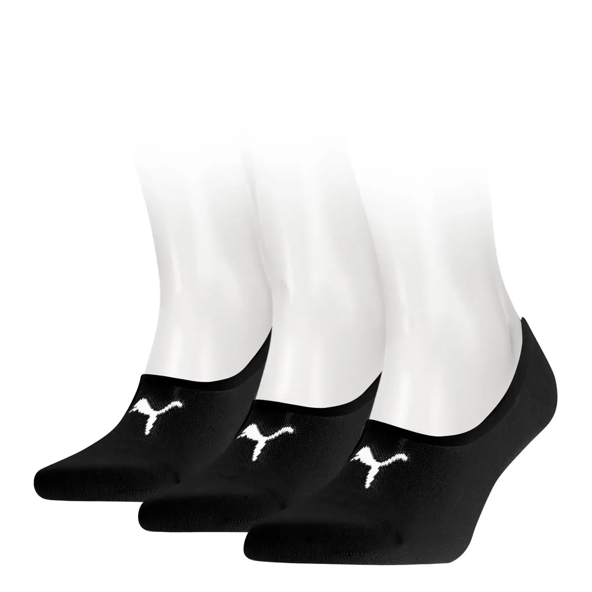 PUMA UNISEX FOOTIE 3P Siyah Erkek Çorap