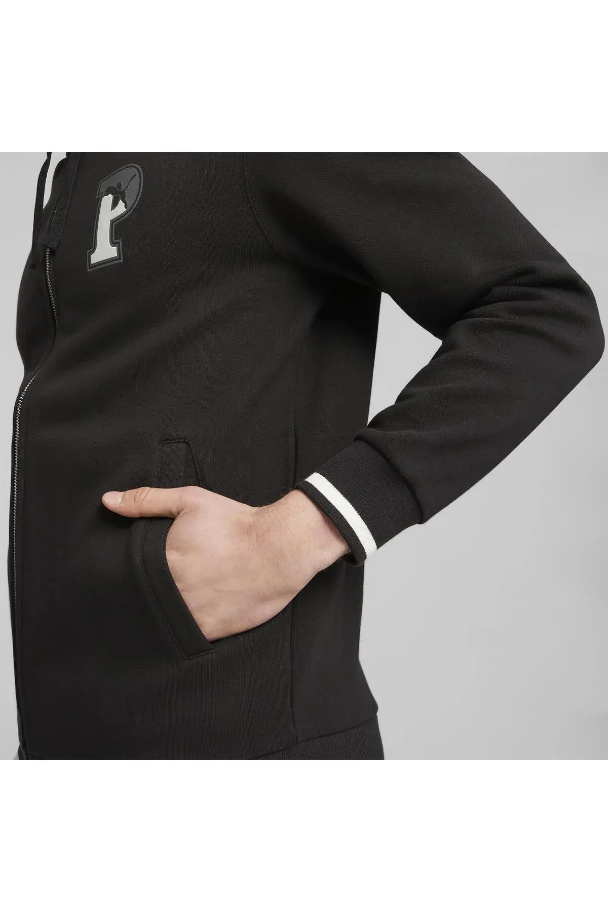 Puma SQUAD FZ Hoodie FL Siyah Erkek Hoodie
