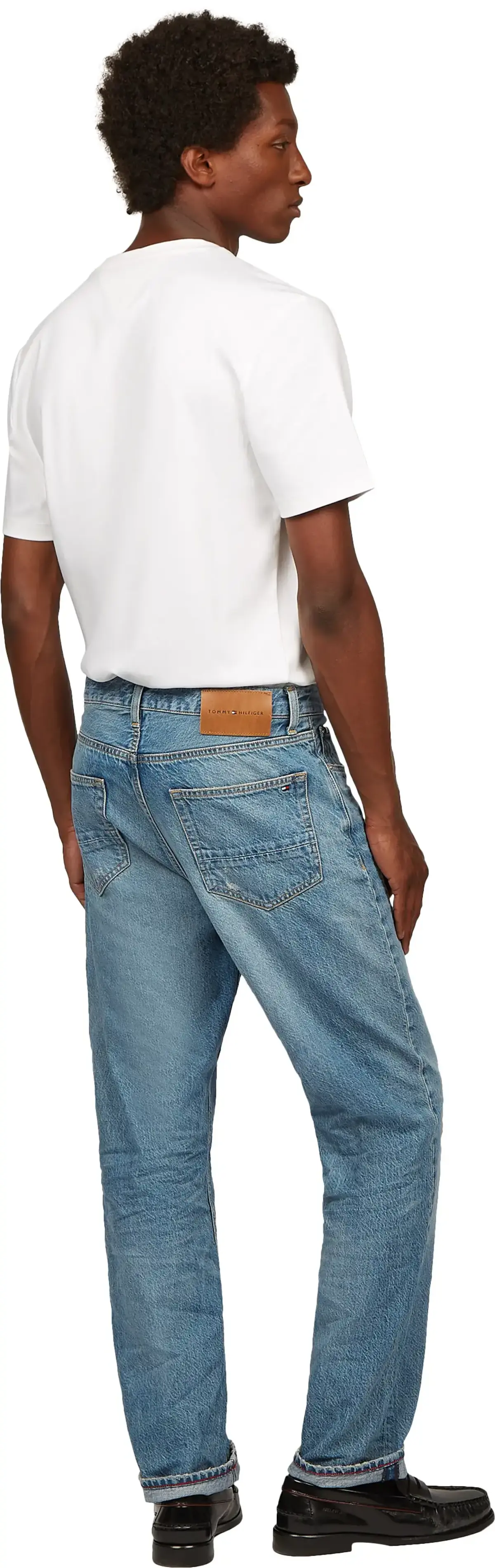 Tommy Hilfiger REGULAR MERCER RGD M, 1BI Mavi Erkek Jean Pantolon