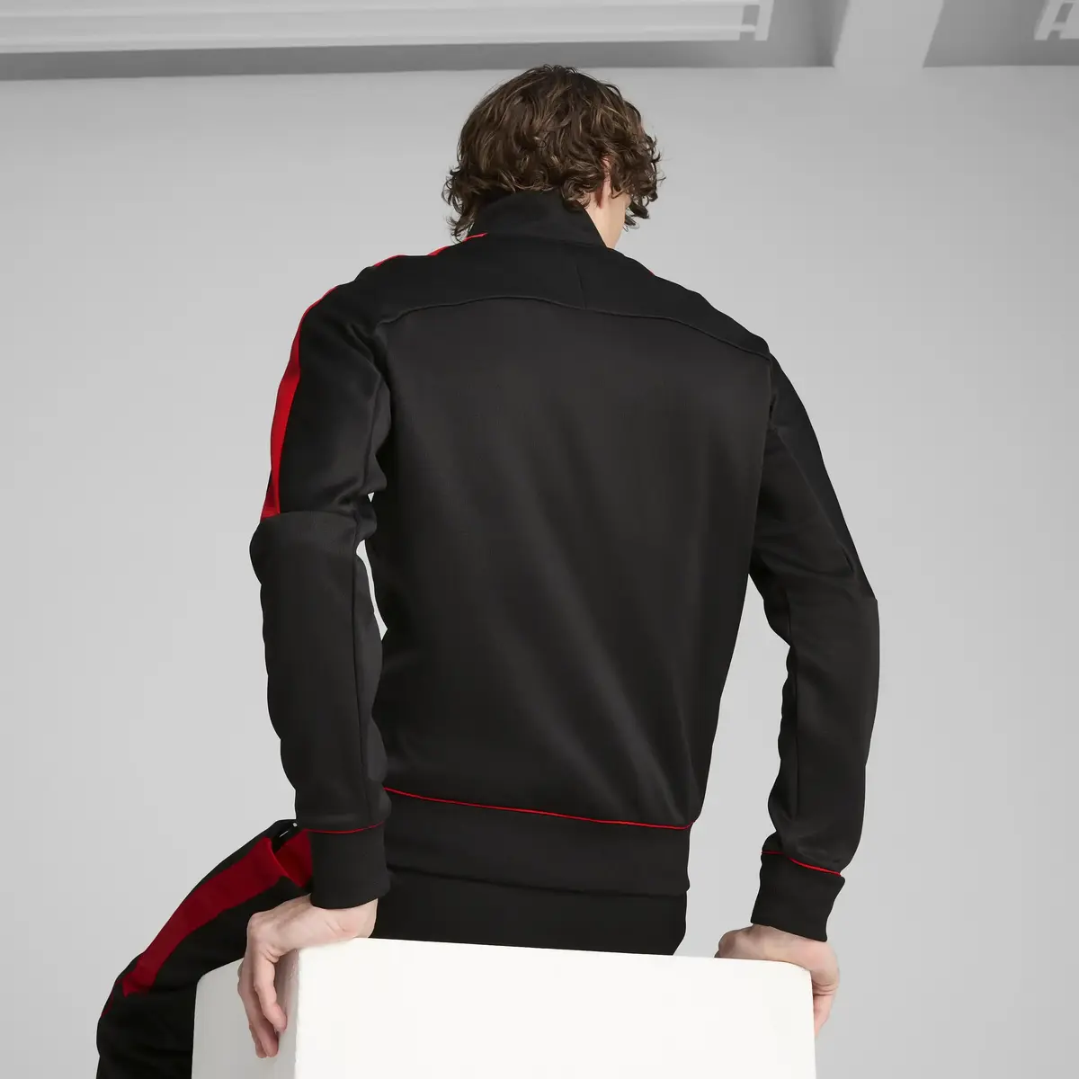 PUMA Ferrari Race MT7 Jacket Siyah Erkek Ceket