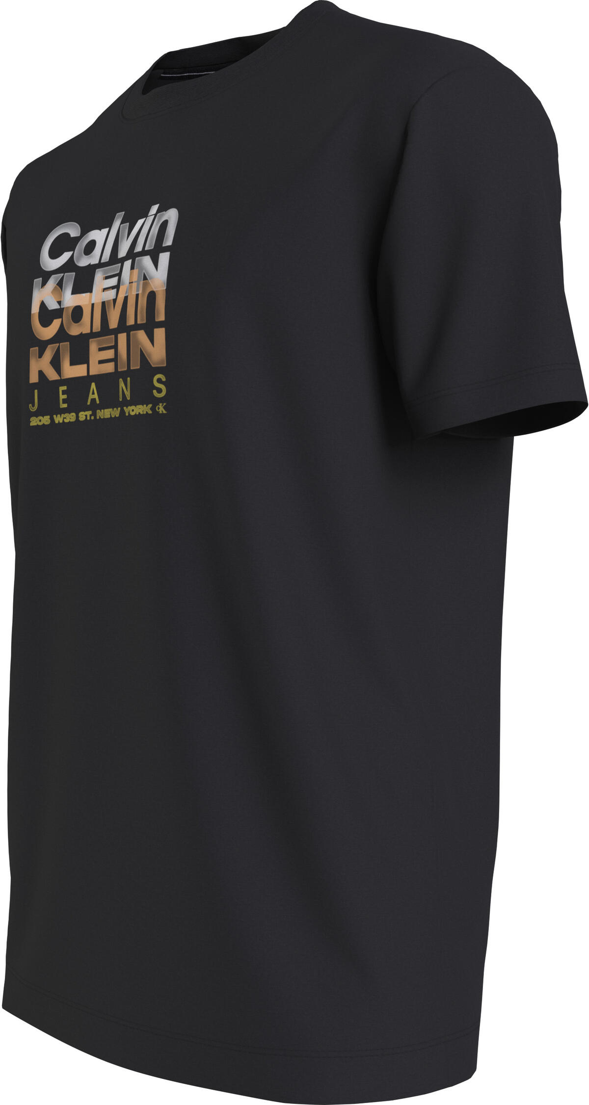 Calvin Klein REPEAT LOGO T-SHIRT Erkek Siyah T-Shirt