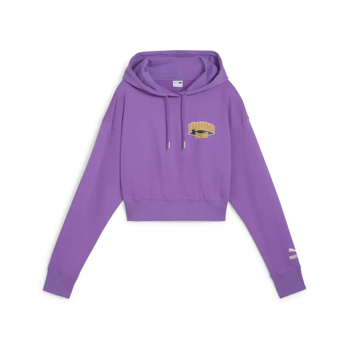 Puma PUMA TEAM Cropped Hoodie Mor Kadın Hoodie