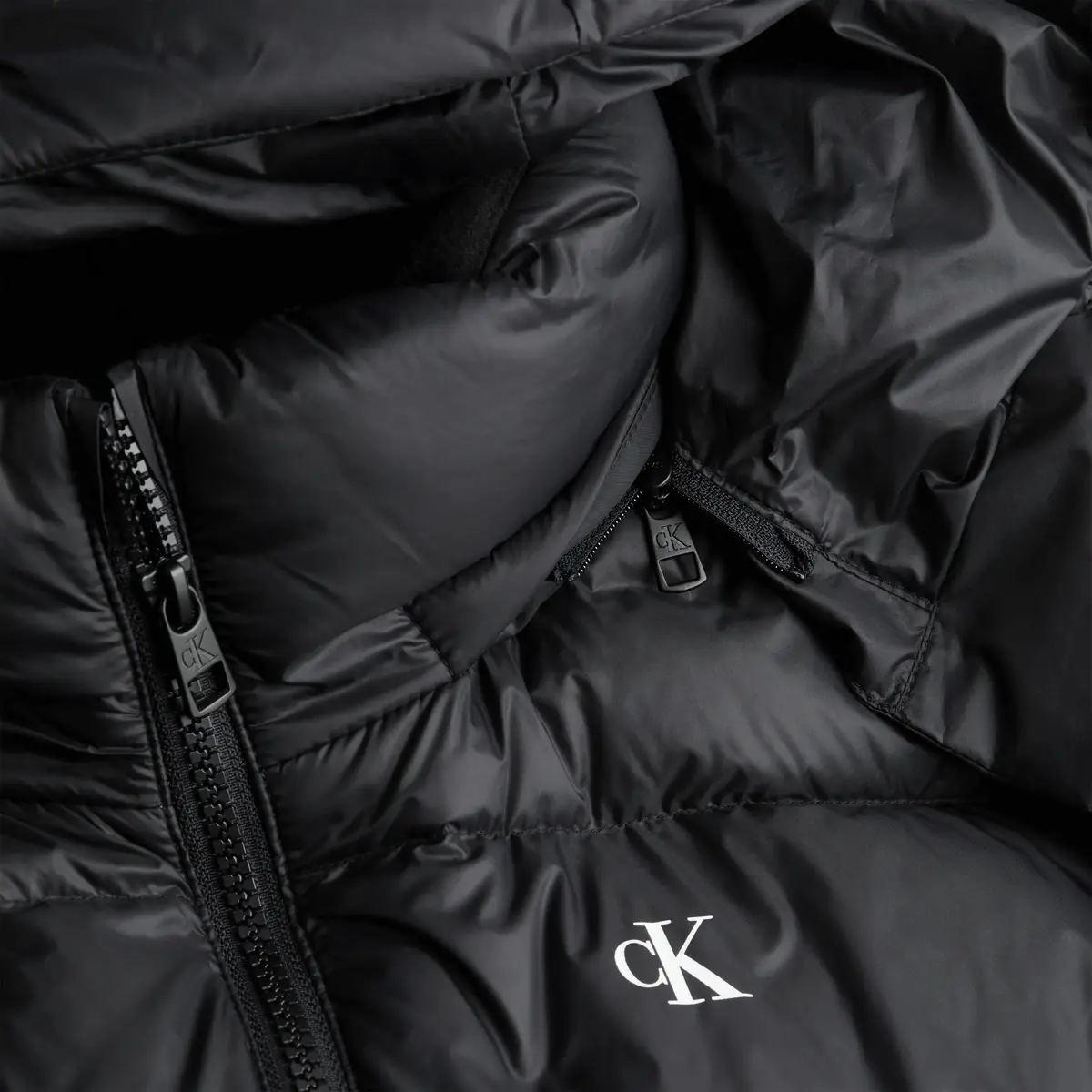 Calvin Klein CK MW DOWN LONG PUFF Kadın Siyah Şişme Mont
