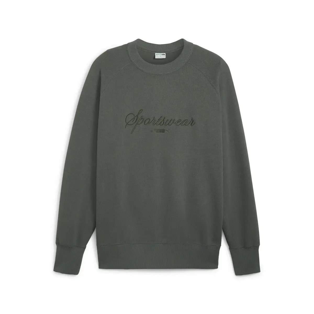 PUMA CLASSICS+ Crew Gri Erkek Sweatshirt