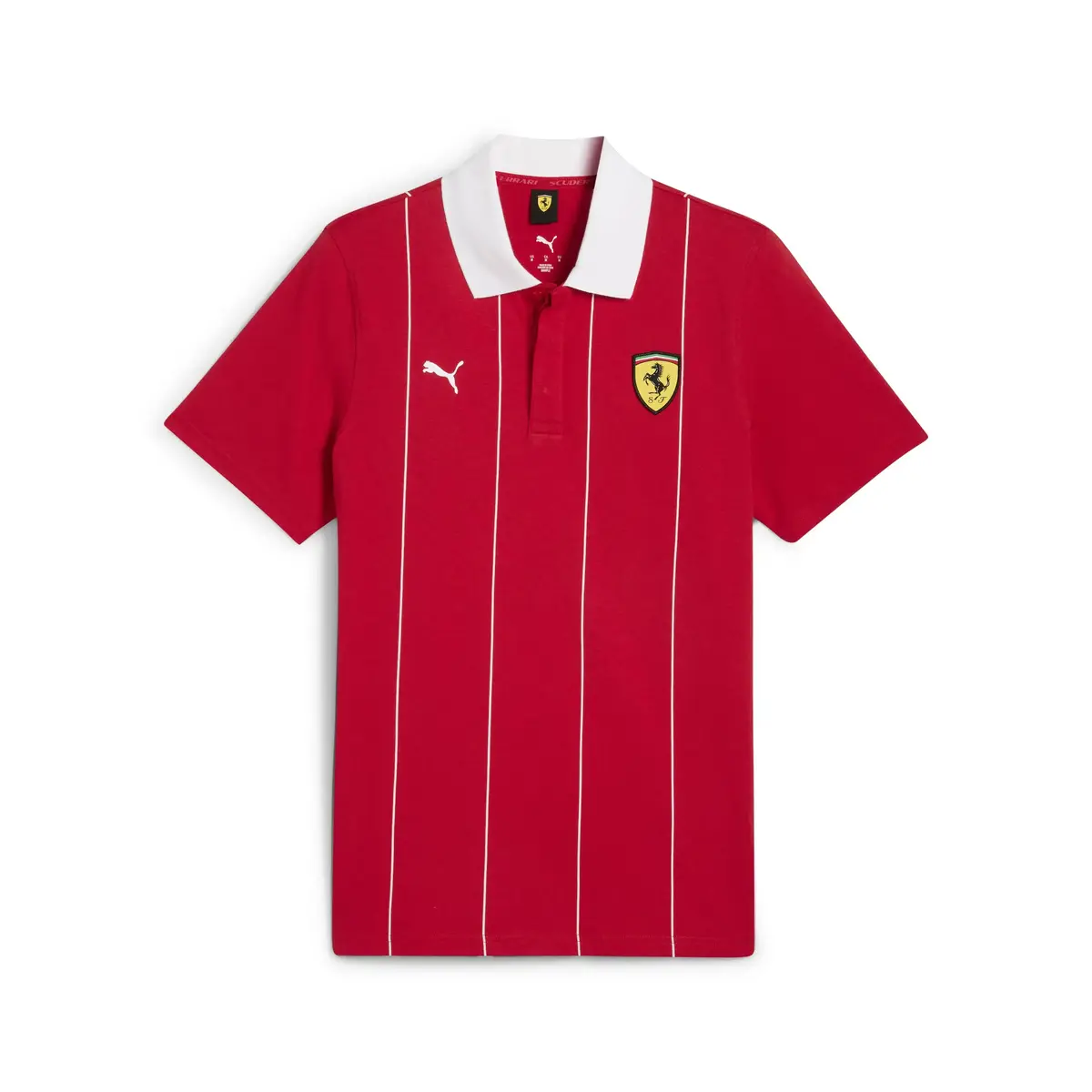 PUMA Ferrari Race Premium Polo Kırmızı Erkek Polo T-Shirt