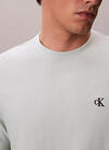 Calvin Klein SS EASY MONOGRAM TEE, 3Q0, M Yeşil Erkek T-Shirt