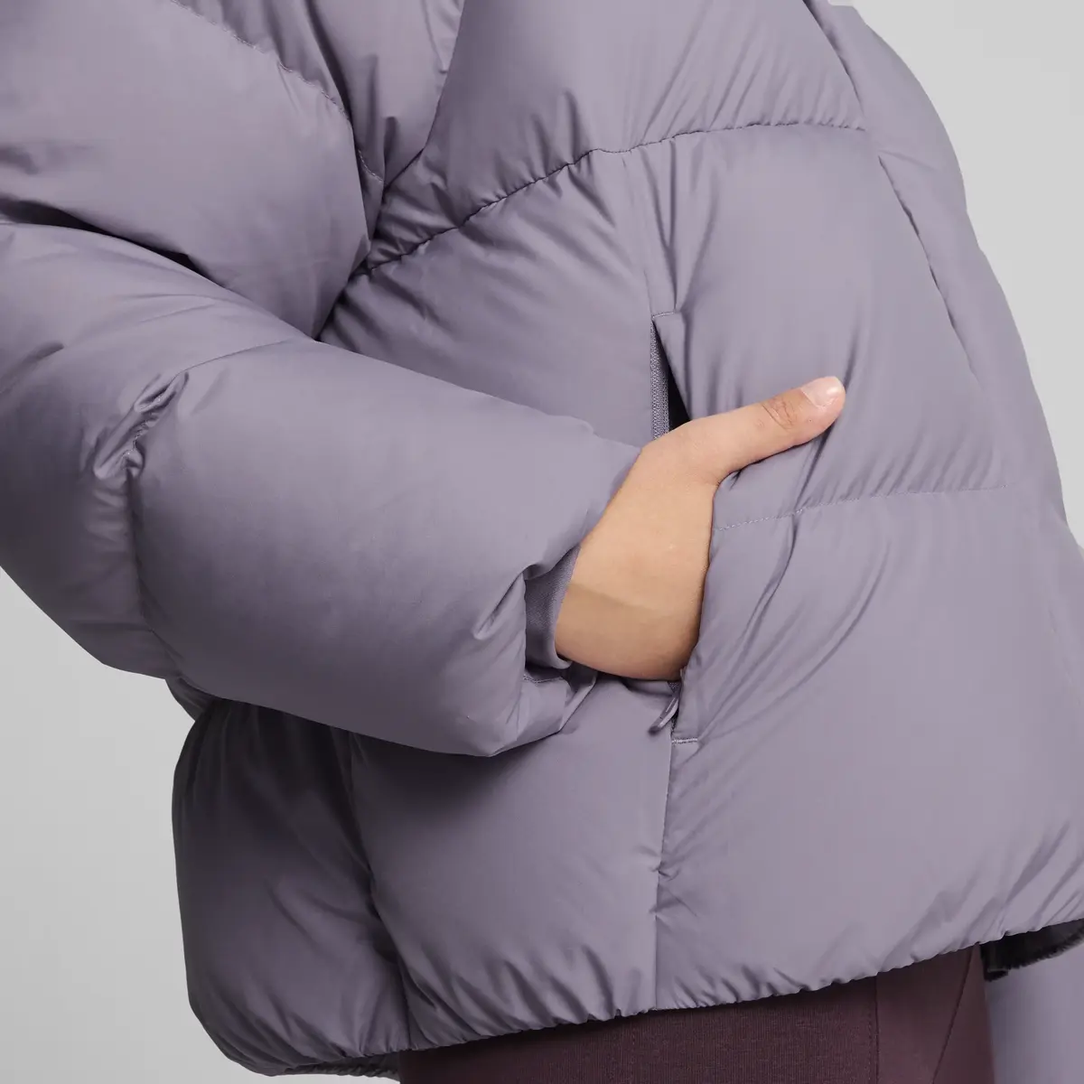 Puma Down Puffer Jacket Mor Kadın Mont