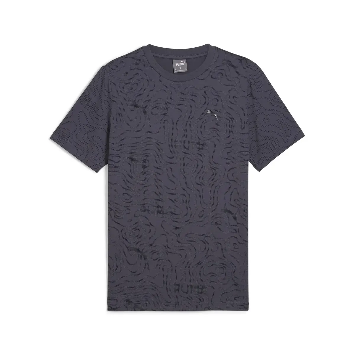 Puma OPEN ROAD AOP Tee Koyu Gri Erkek T-Shirt