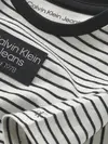 Calvin Klein STRIPED BADGE LS BOD Bebek Beyaz Zıbın